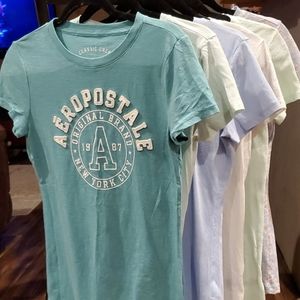 Aeropostale Classic Crew T-Shirts (lot of 6)